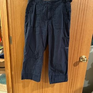 Columbia Blue Cargo Pants Relaxed Fit